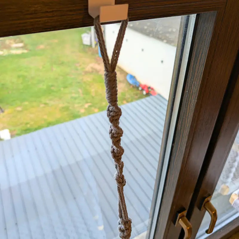 Makramee-Pflanzenaufhänger.